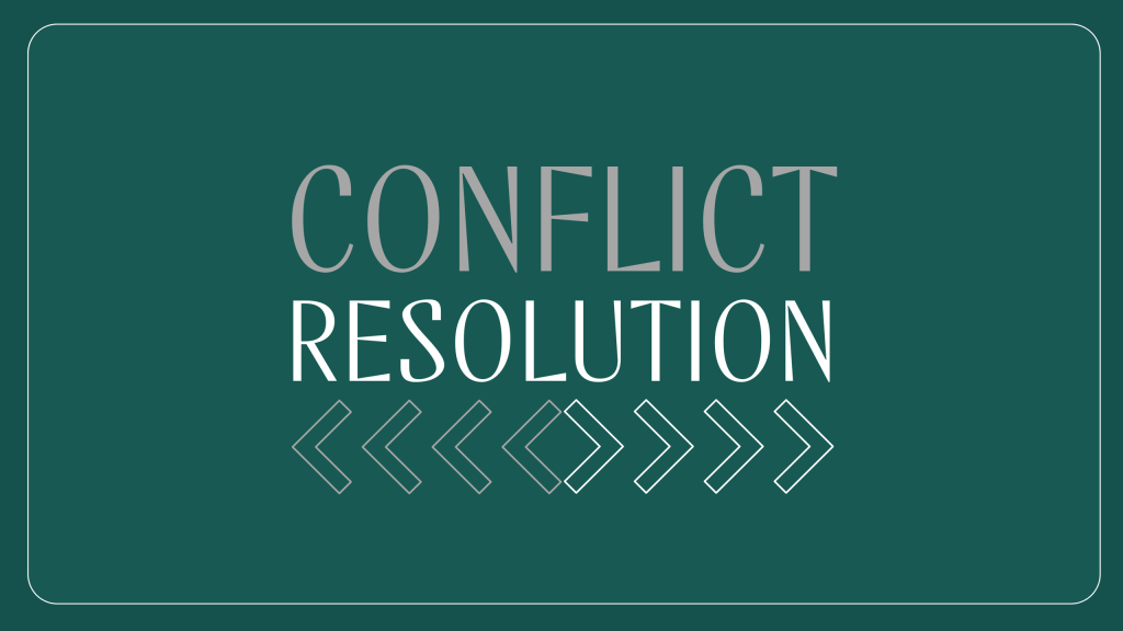 Conflict Resolution – Phil. 4:1-5