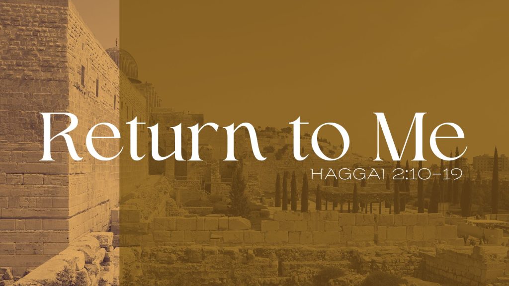 The Promise of Blessing – Haggai 2:10-19